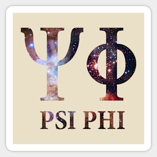 Psi Phi Stars Sticker